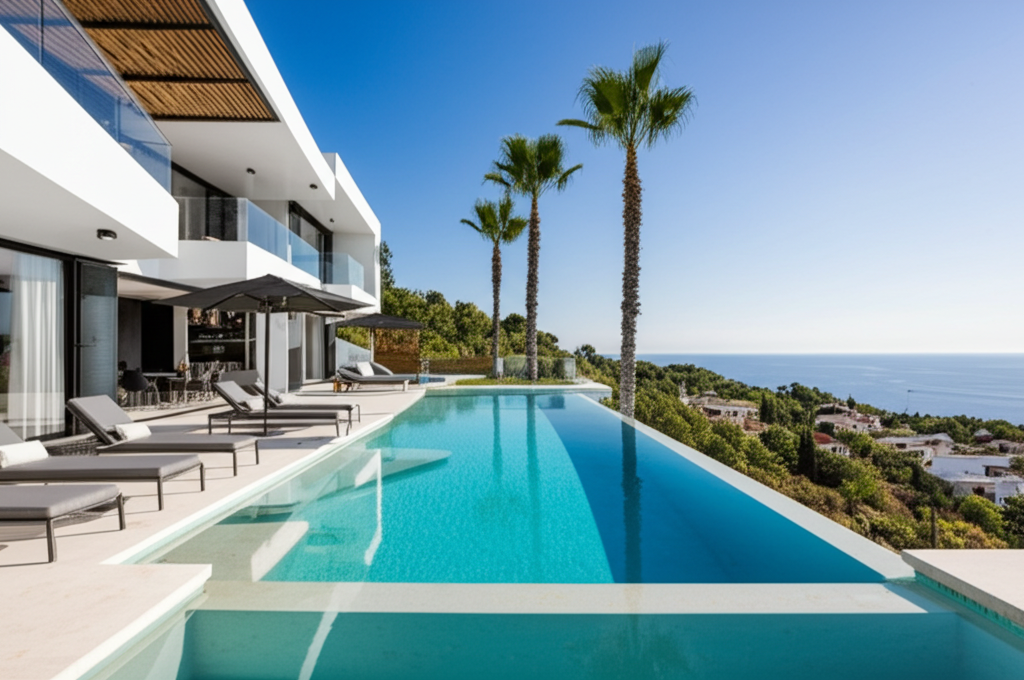 Villa de luxe avec vue sur mer